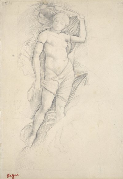 Venus, after Mantegna by Edgar Degas